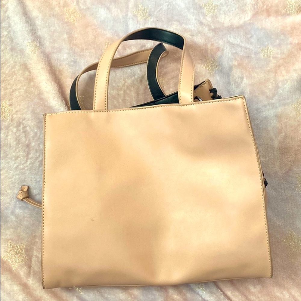 Pinkish tan shoulder bag